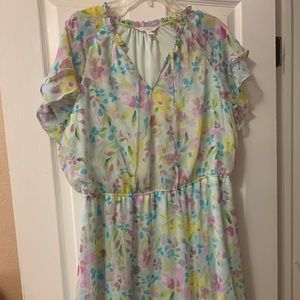 Xxl Lauren Conrad floral dress